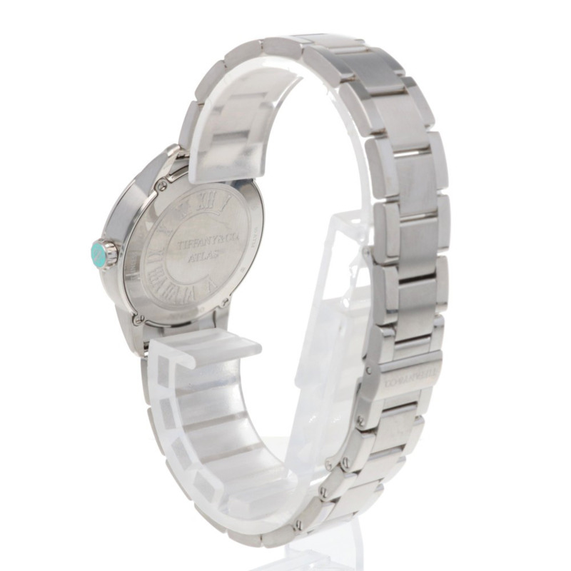 二手蒂芬妮 Atlas 29mm 手錶，不鏽鋼太陽能女錶，TIFFANY & Co.-4