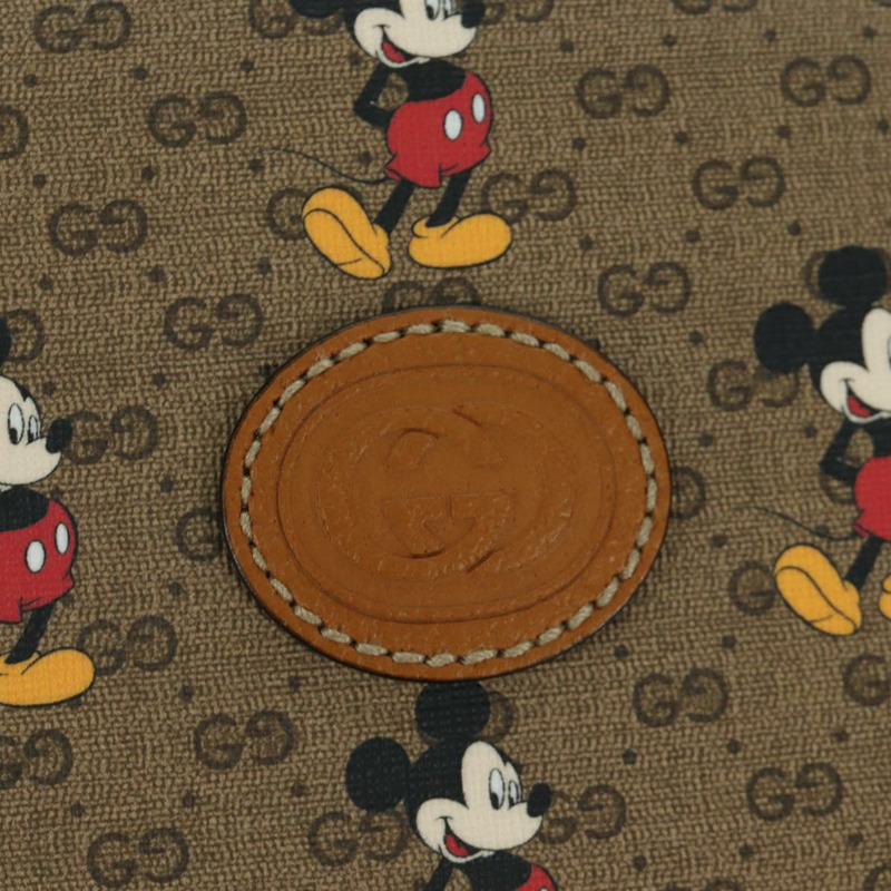 【日本直送】GUCCI Micro GG Supreme Disney 雙肩包 PVC 米色 金色 552884 正品 171451SAM-15
