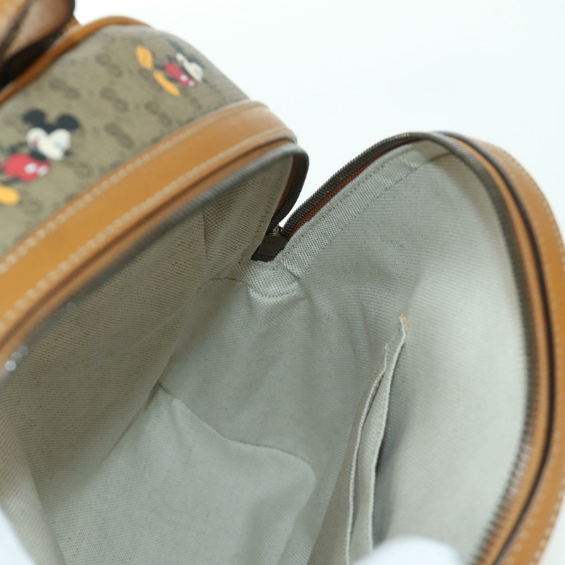 【日本直送】GUCCI Micro GG Supreme Disney 雙肩包 PVC 米色 金色 552884 正品 171451SAM-19