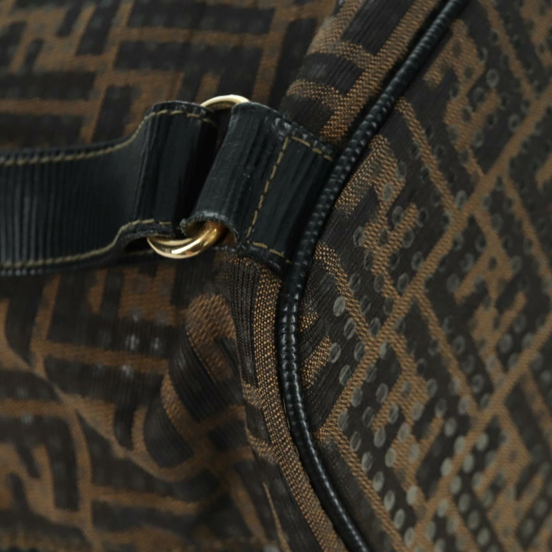 【日本直送】FENDI Zucca帆布雙肩包 棕色 金色 黑色 正品 168310SAV-14
