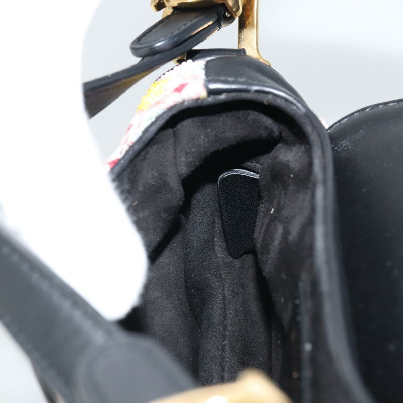 【日本直送】Christian Dior 串珠馬鞍包帆布多色金色正品 171485SM-19