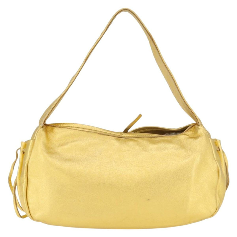 【日本直送】PRADA 金色皮革肩背包 正品 171507V-2