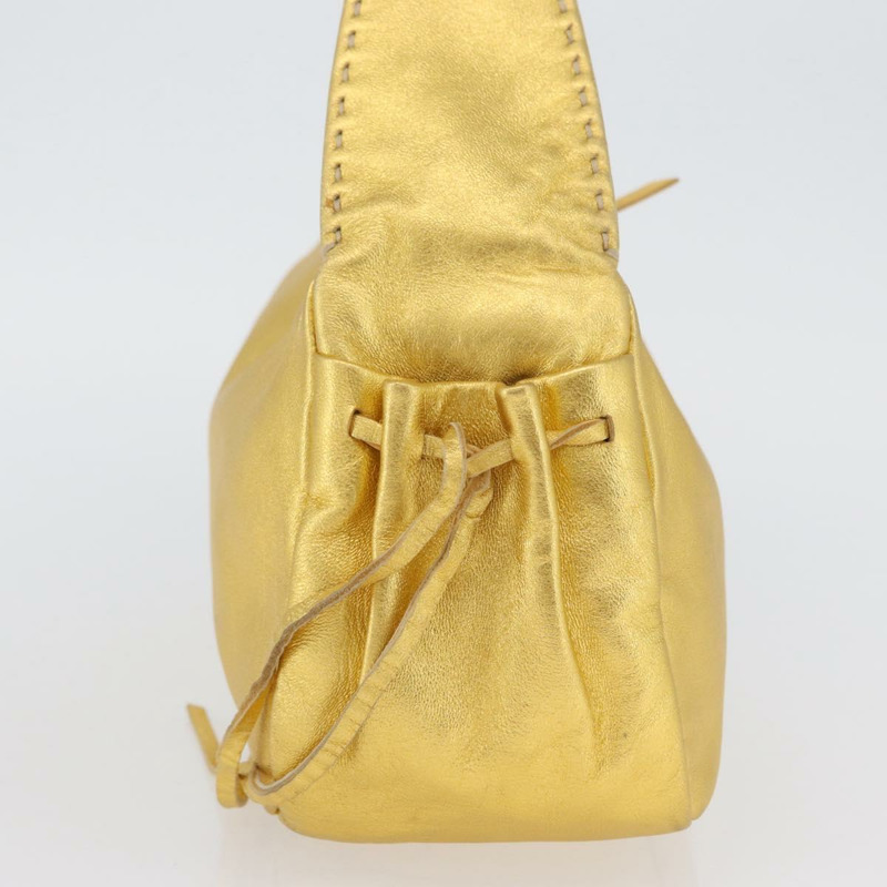 【日本直送】PRADA 金色皮革肩背包 正品 171507V-3