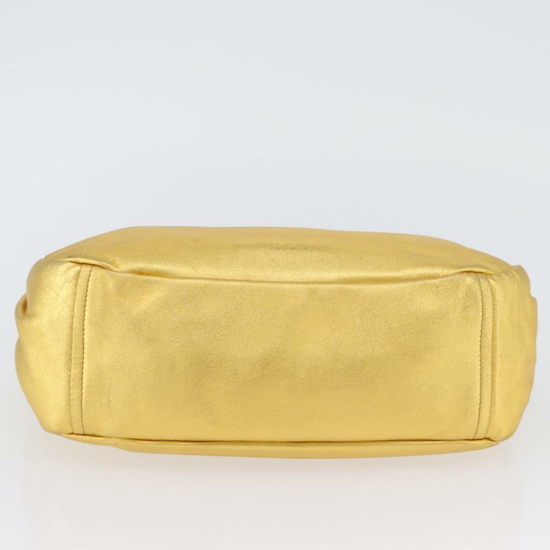 【日本直送】PRADA 金色皮革肩背包 正品 171507V-8