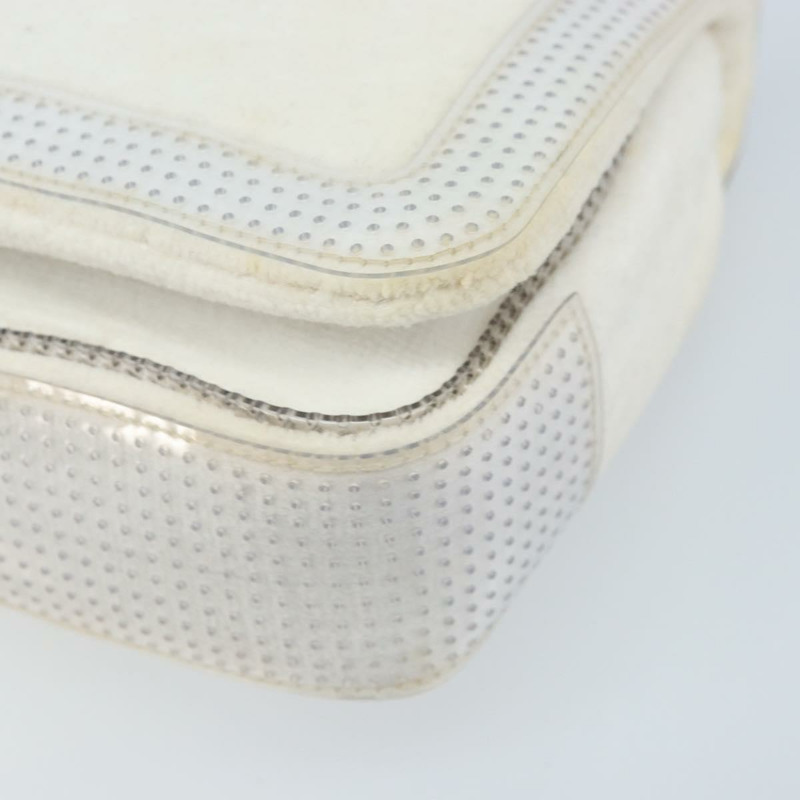 【日本直送】香奈兒鏈單背包 白色 銀色 CC 標誌 Auth 171518A-9