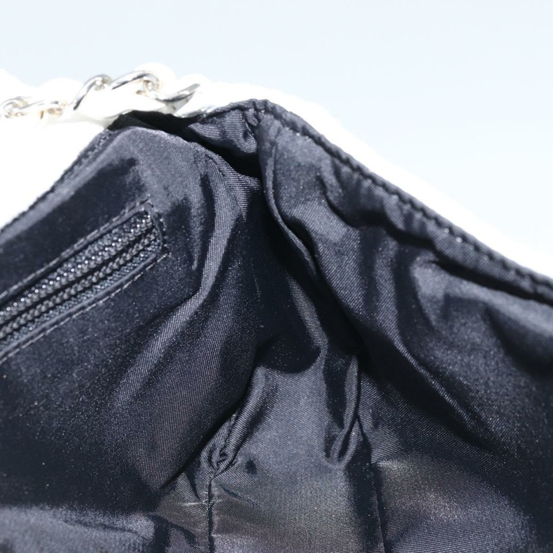 【日本直送】香奈兒鏈單背包 白色 銀色 CC 標誌 Auth 171518A-18