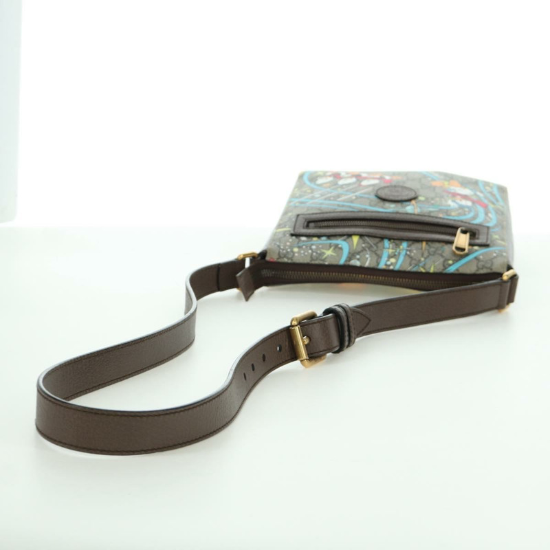 【日本直送】GUCCI GG Supreme 單肩包 PVC 米色 金色 645054 正品 166229SAM-6