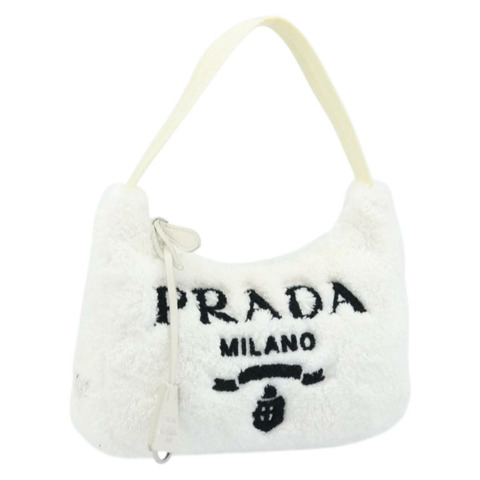 PRADA 手提包 白色 Auth 166238M