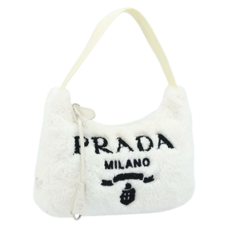 【日本直送】PRADA 手提包 白色 Auth 166238M-0