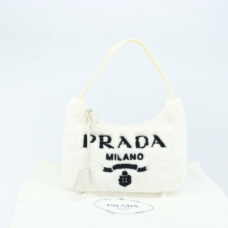 【日本直送】PRADA 手提包 白色 Auth 166238M-23