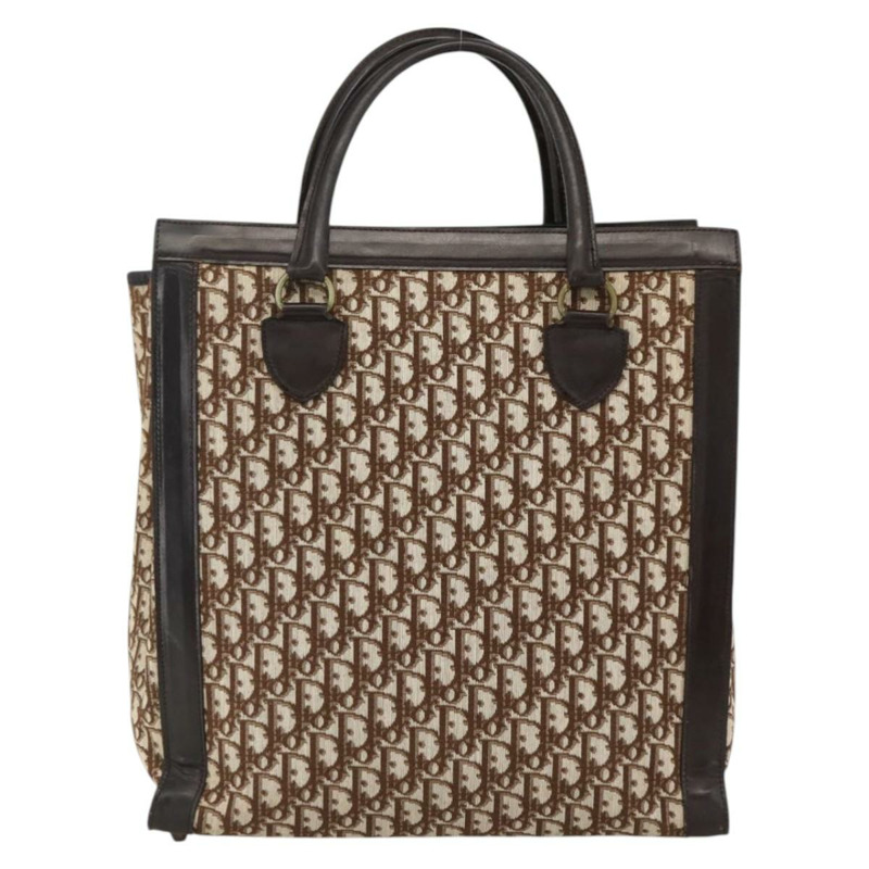 【日本直送】Christian Dior Trotter帆布手提包 米棕色 正品 bs33571-2