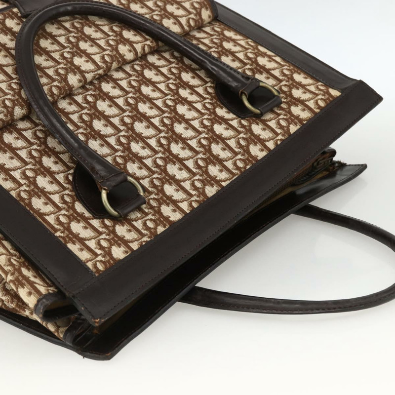 【日本直送】Christian Dior Trotter帆布手提包 米棕色 正品 bs33571-5