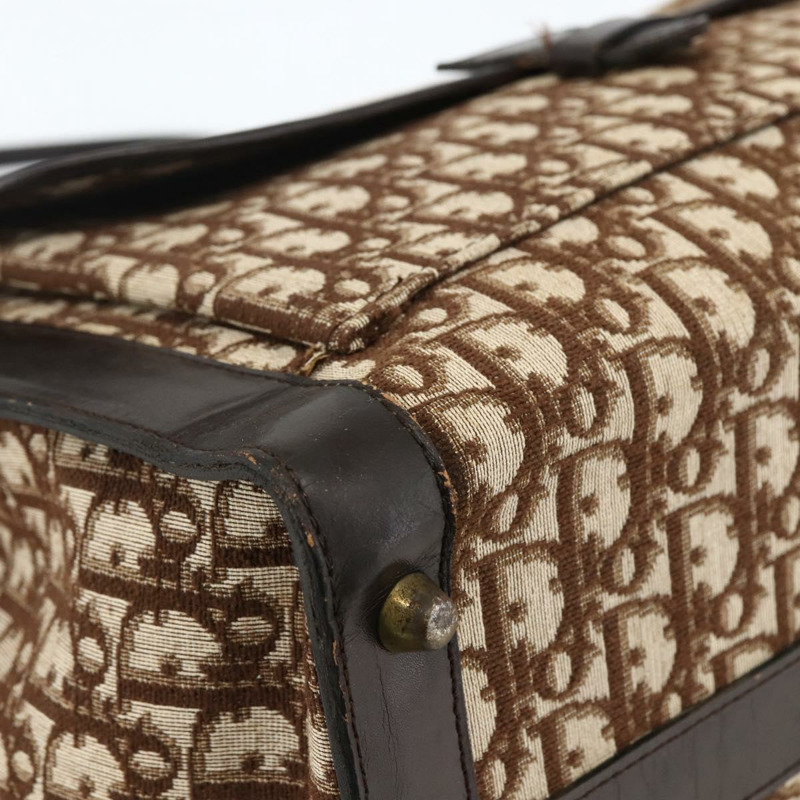 【日本直送】Christian Dior Trotter帆布手提包 米棕色 正品 bs33571-10