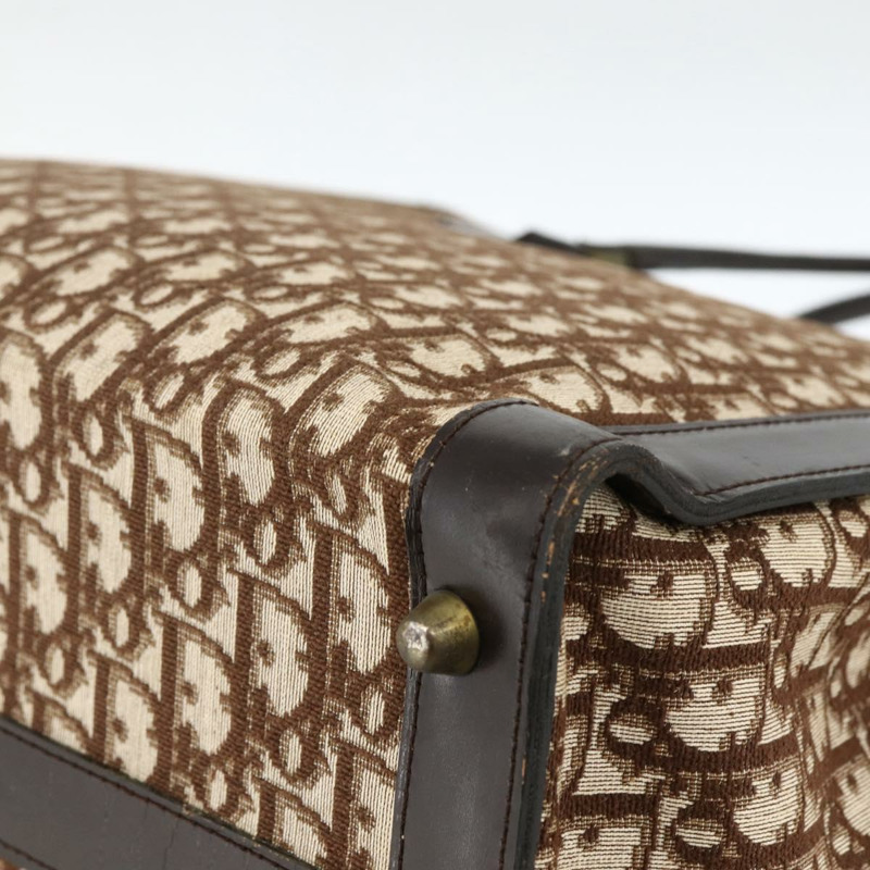 【日本直送】Christian Dior Trotter帆布手提包 米棕色 正品 bs33571-11