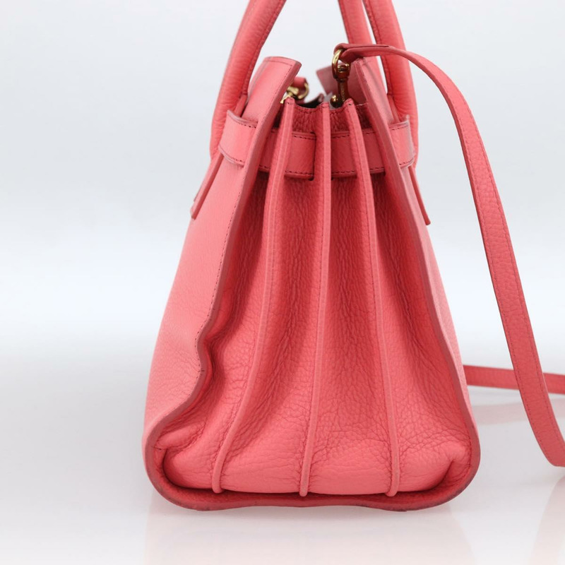 【日本直送】SAINT LAURENT Sac De Jules 小號皮革雙肩包 粉金配色 324823 正品 ka2795A-4