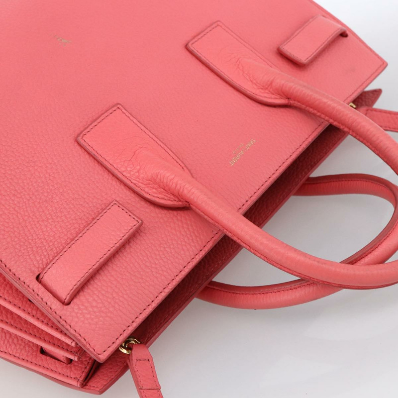 【日本直送】SAINT LAURENT Sac De Jules 小號皮革雙肩包 粉金配色 324823 正品 ka2795A-5