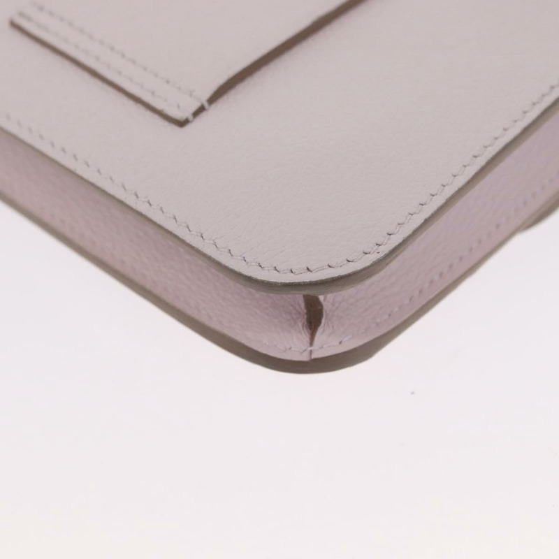 【日本直送】愛馬仕 Constance 超薄皮夾，粉紅銀色真皮，正品編號 172366SM-11