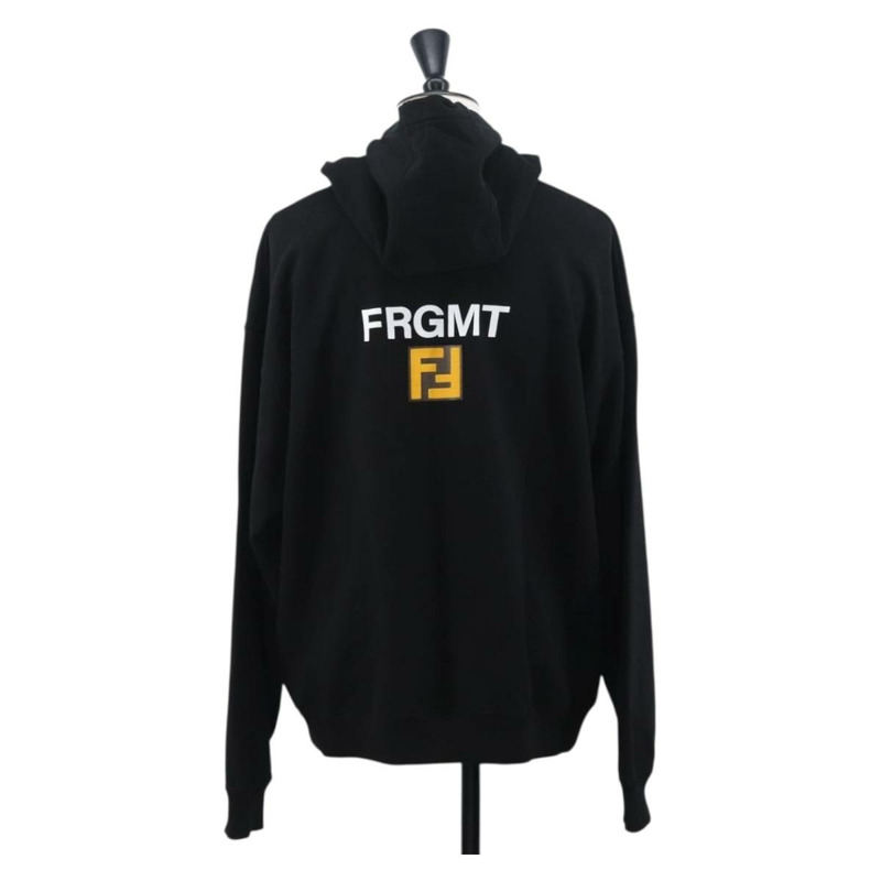 【日本直送】FENDI FENDI x FRGMT x POKMON 快龍連帽衫 純棉 黑色 正品 149881SM-1
