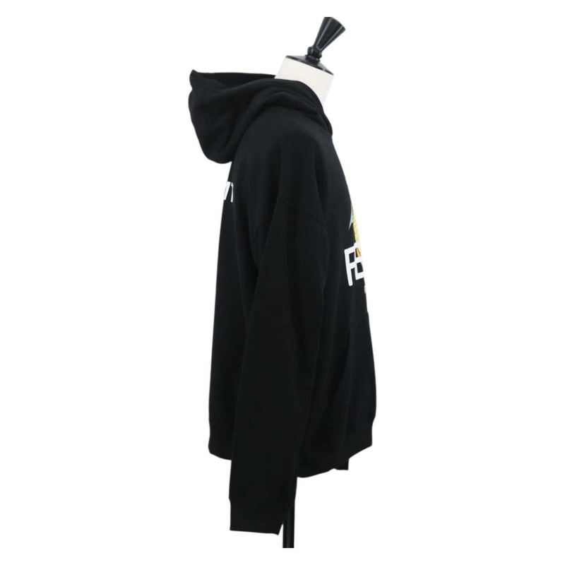 【日本直送】FENDI FENDI x FRGMT x POKMON 快龍連帽衫 純棉 黑色 正品 149881SM-3
