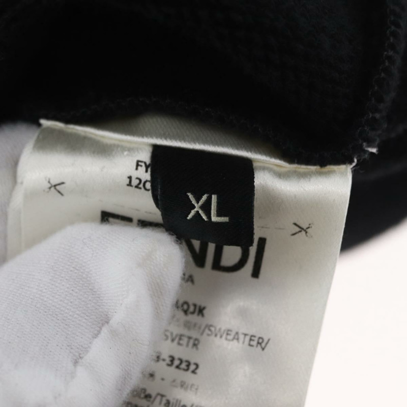 【日本直送】FENDI FENDI x FRGMT x POKMON 快龍連帽衫 純棉 黑色 正品 149881SM-12