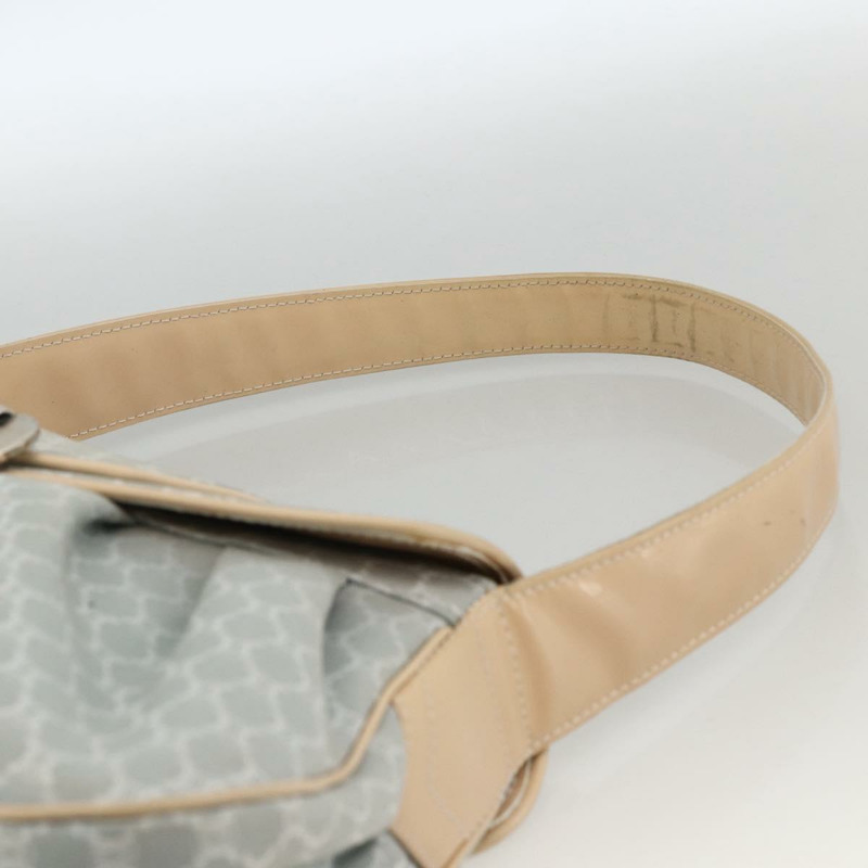 【日本直送】CELINE C Macadam 帆布單肩包 淺藍色 銀色 正品 LNZ508V-7