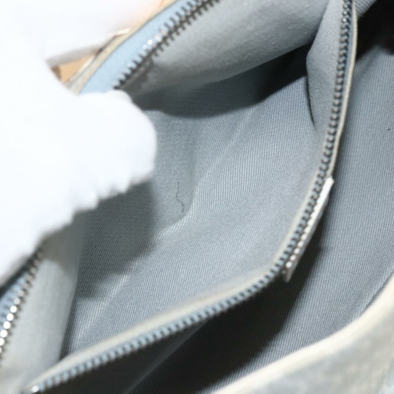 【日本直送】CELINE C Macadam 帆布單肩包 淺藍色 銀色 正品 LNZ508V-18