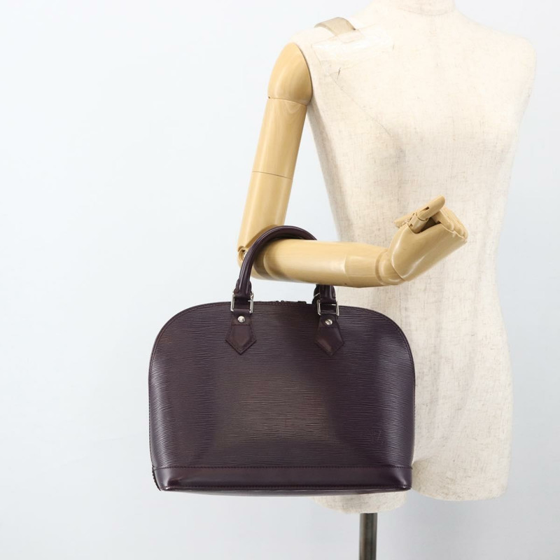 【日本直送】路易威登 Epi Alma 手袋酒紅色 Grenard M5280L LV 正品 LNZ431V-19