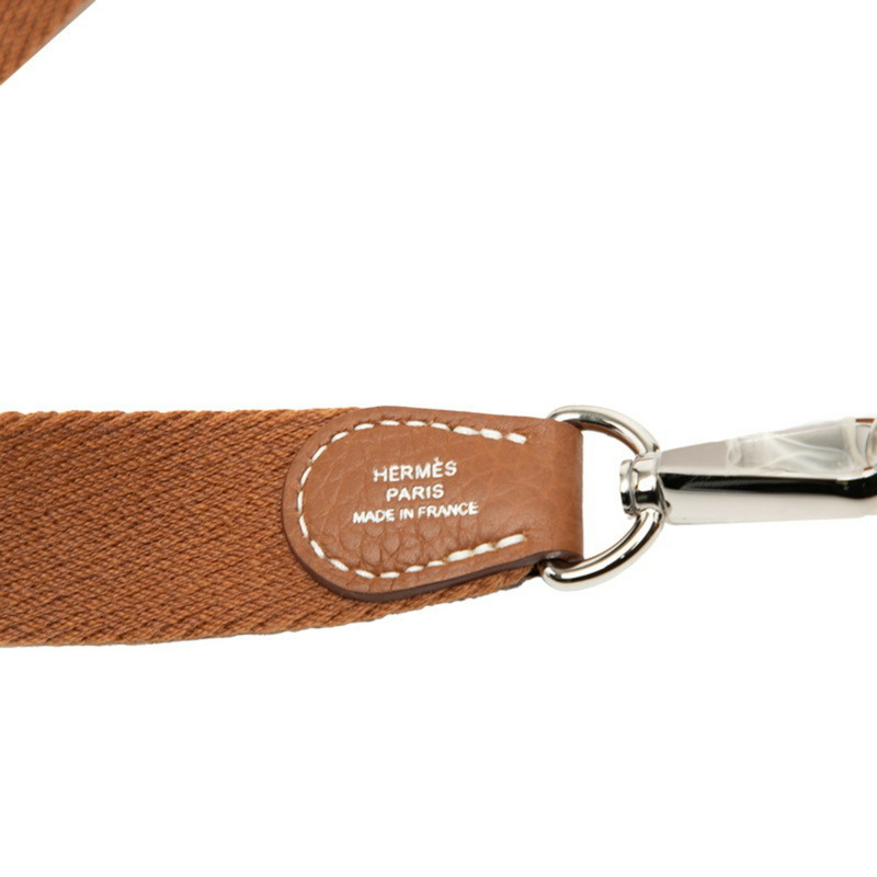 愛馬仕 (Hermes) Evelyne 16 TPM 棕色斜挎單肩包，配銀色五金配件和 Taurillon Clemence 皮革，女士款-4