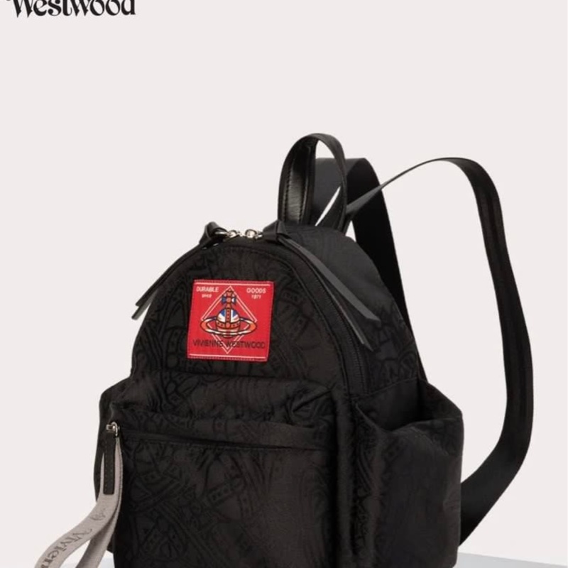 日本限定 vivienne westwood 日本製 牛革後背包 書包 托特包 日本限定書包 薇薇安-1