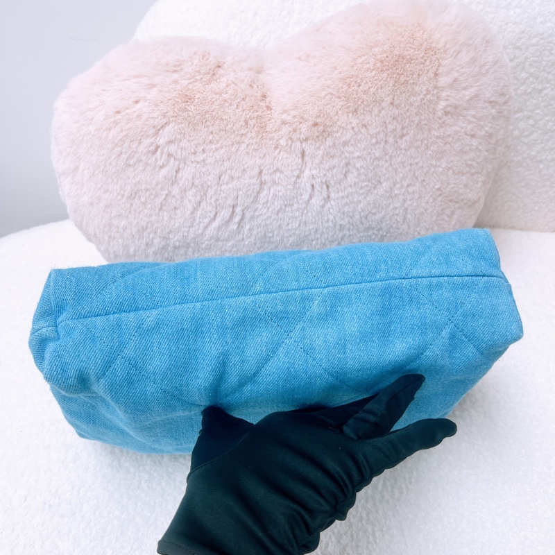 全新 Chanel 22 小號丹寧牛仔托特包-3