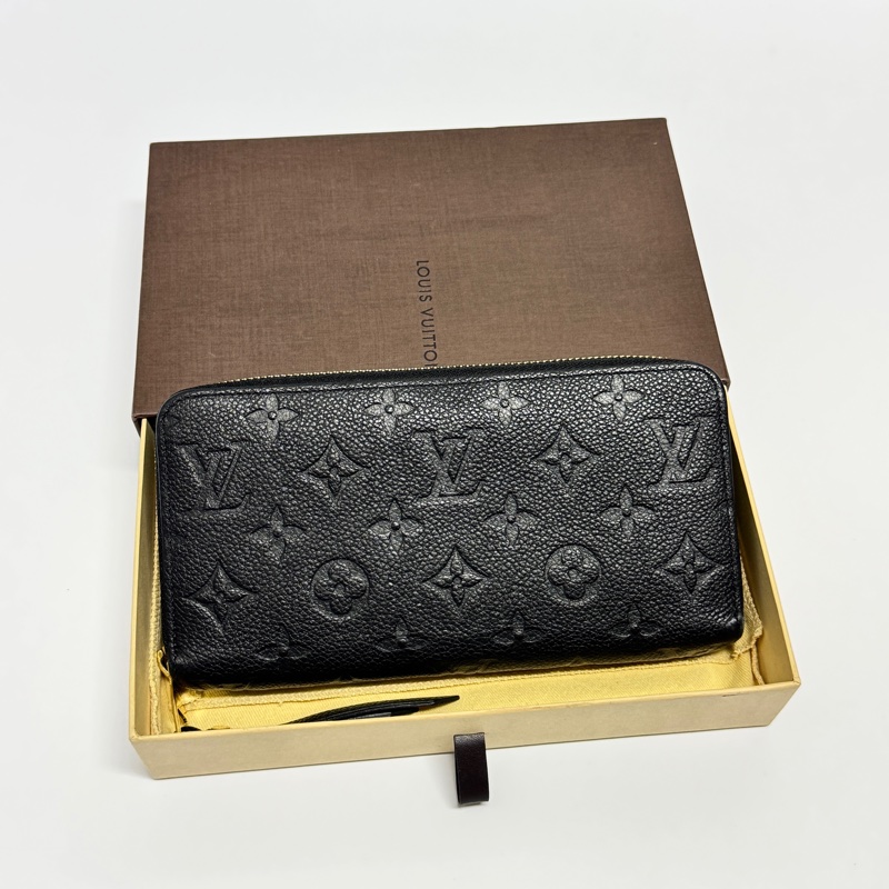 【超！級！新🎁】 LV M61864 黑老花 拉鍊長夾 （專櫃38,800）-2