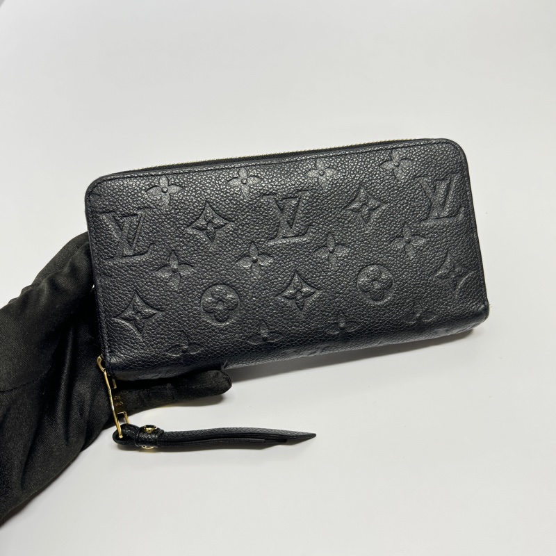 【超！級！新🎁】 LV M61864 黑老花 拉鍊長夾 （專櫃38,800）-3