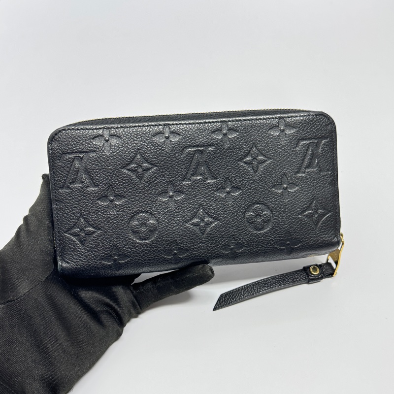 【超！級！新🎁】 LV M61864 黑老花 拉鍊長夾 （專櫃38,800）-4