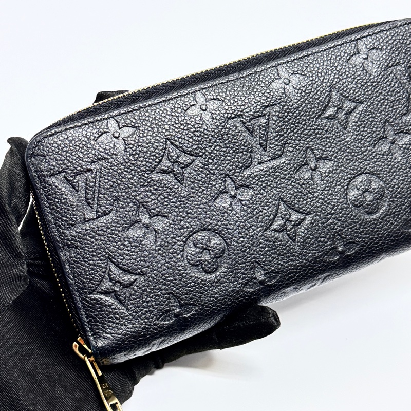 【超！級！新🎁】 LV M61864 黑老花 拉鍊長夾 （專櫃38,800）-5