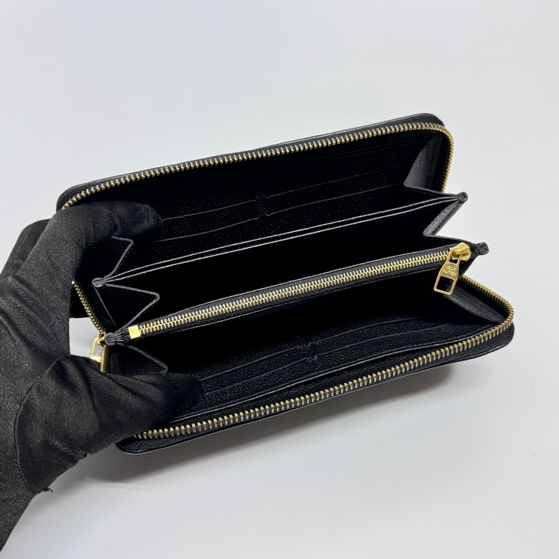 【超！級！新🎁】 LV M61864 黑老花 拉鍊長夾 （專櫃38,800）-6