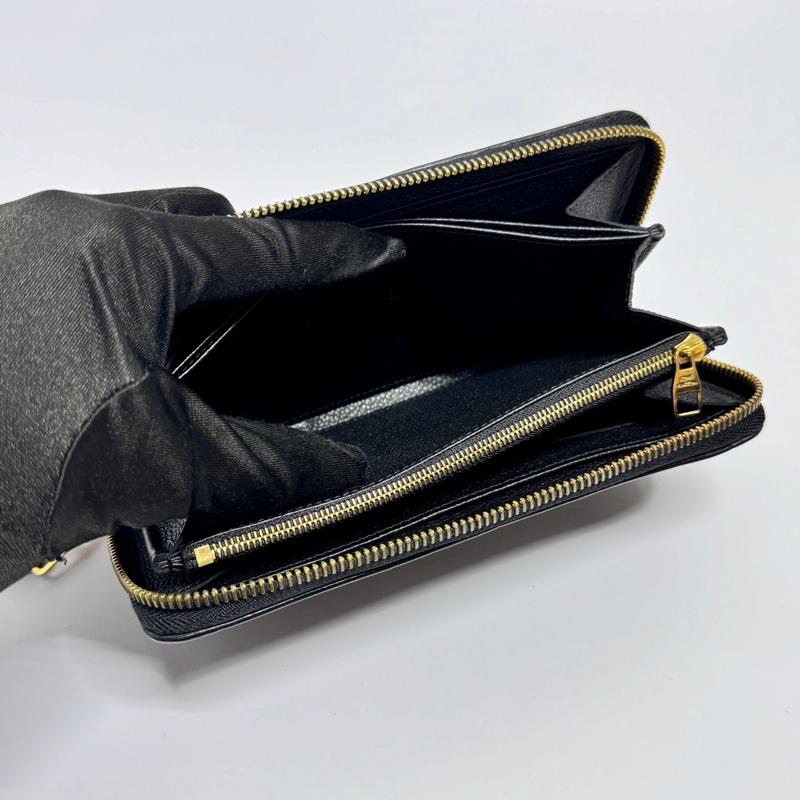 【超！級！新🎁】 LV M61864 黑老花 拉鍊長夾 （專櫃38,800）-9