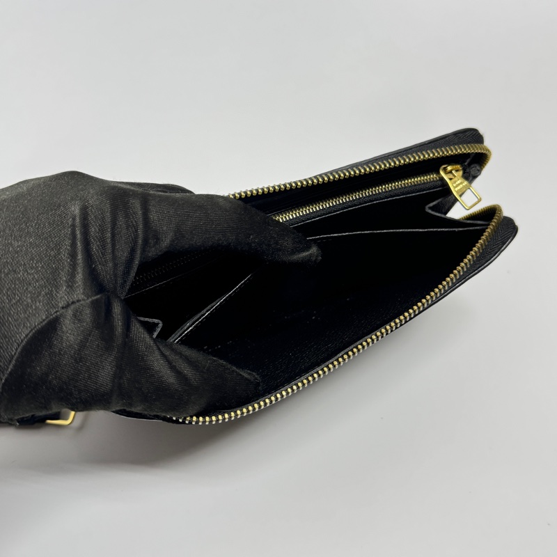 【超！級！新🎁】 LV M61864 黑老花 拉鍊長夾 （專櫃38,800）-11