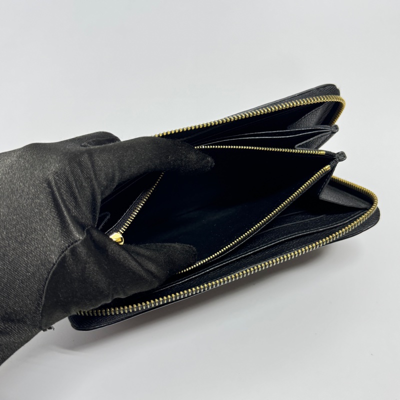 【超！級！新🎁】 LV M61864 黑老花 拉鍊長夾 （專櫃38,800）-12