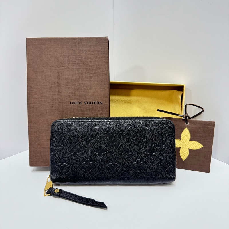 【超！級！新🎁】 LV M61864 黑老花 拉鍊長夾 （專櫃38,800）-14