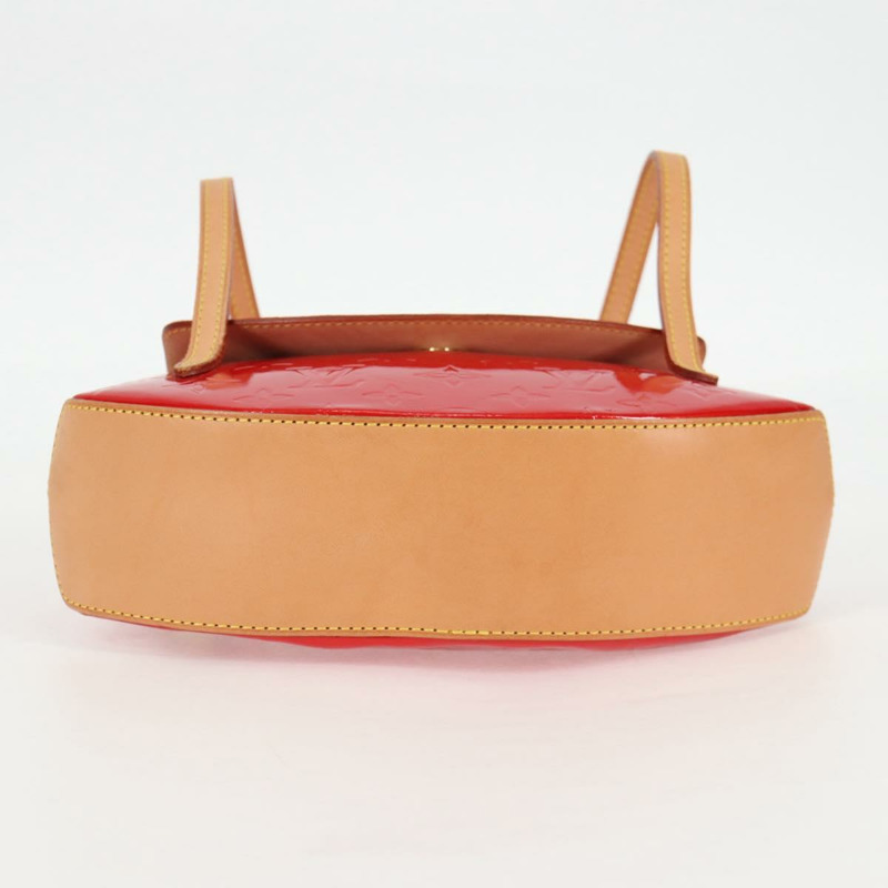 【日本直送】路易威登 Vernis Biscayne Bay PM 肩背包 紅色 M91291 LV Auth 119730V-4