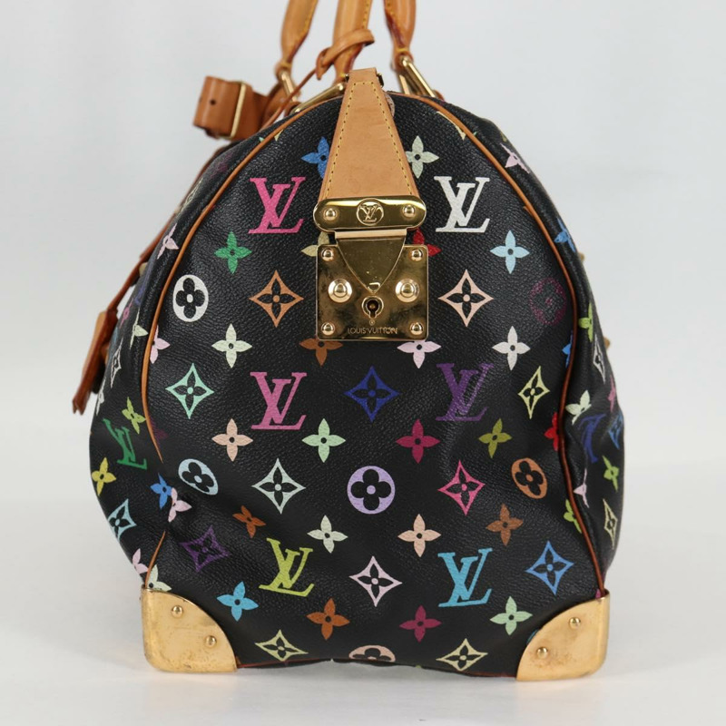 【日本直送】路易威登 Monogram Multicolor Keepall 45 旅行包 黑色 M92640 正品 117676SAV-2