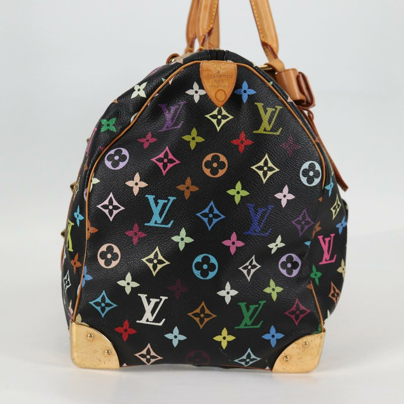 【日本直送】路易威登 Monogram Multicolor Keepall 45 旅行包 黑色 M92640 正品 117676SAV-3