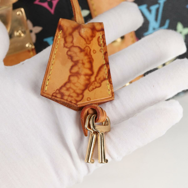 【日本直送】路易威登 Monogram Multicolor Keepall 45 旅行包 黑色 M92640 正品 117676SAV-9