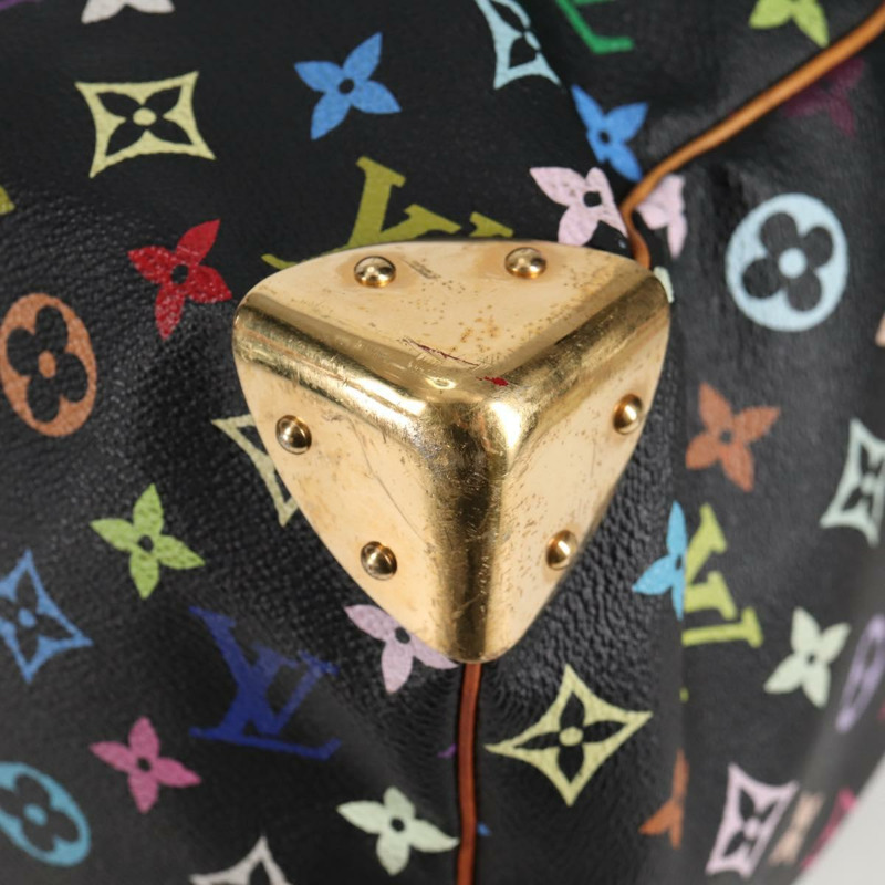 【日本直送】路易威登 Monogram Multicolor Keepall 45 旅行包 黑色 M92640 正品 117676SAV-15