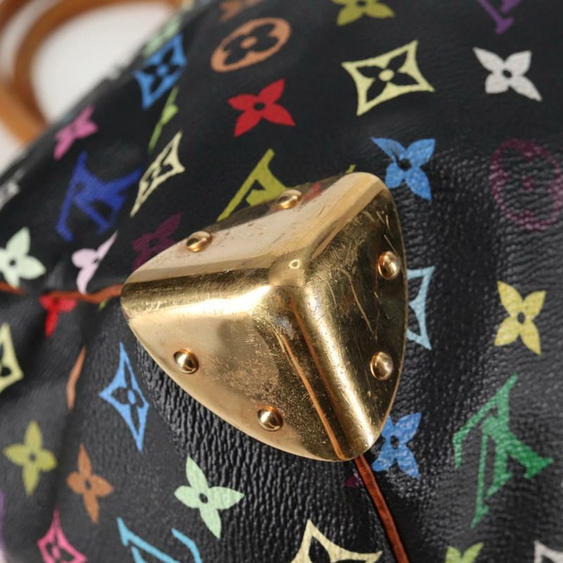 【日本直送】路易威登 Monogram Multicolor Keepall 45 旅行包 黑色 M92640 正品 117676SAV-16