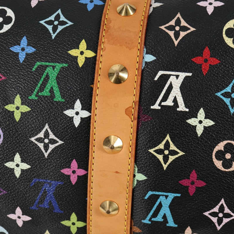 【日本直送】路易威登 Monogram Multicolor Keepall 45 旅行包 黑色 M92640 正品 117676SAV-17