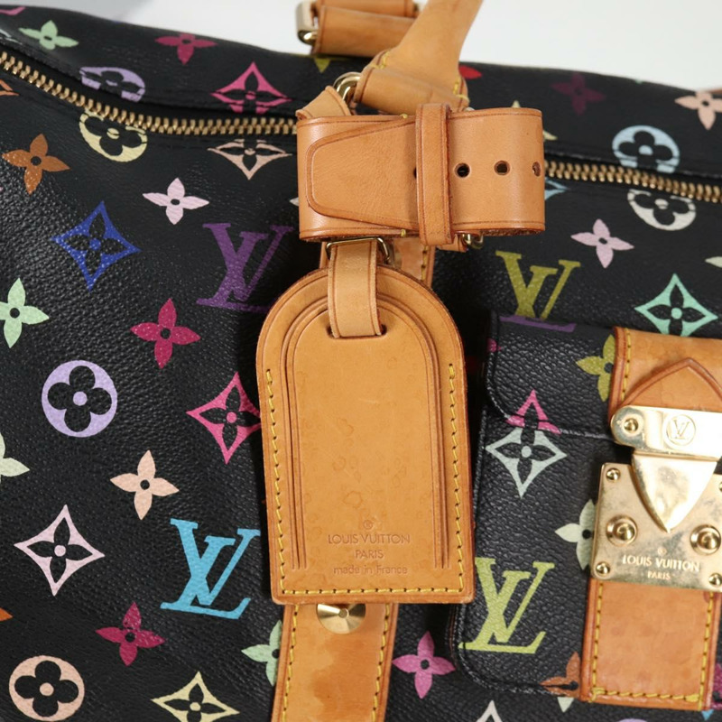 【日本直送】路易威登 Monogram Multicolor Keepall 45 旅行包 黑色 M92640 正品 117676SAV-19
