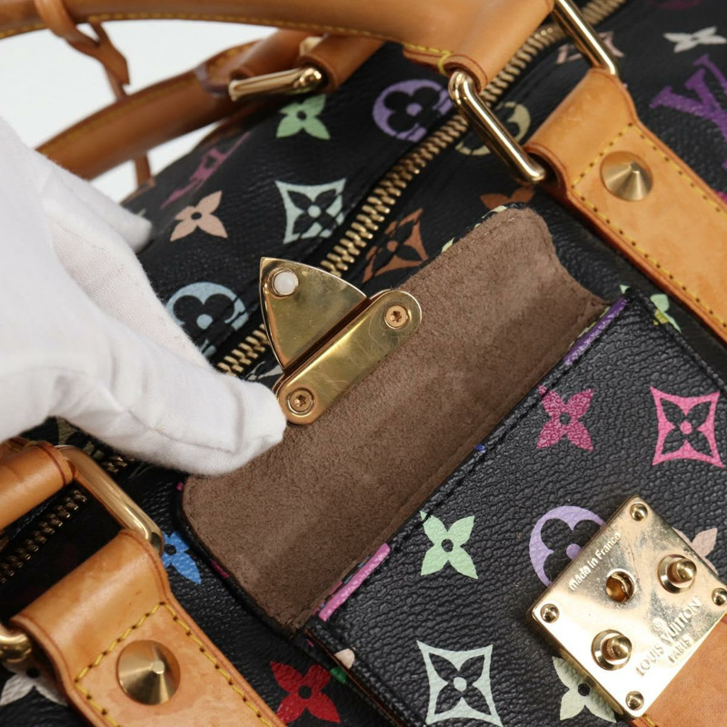 【日本直送】路易威登 Monogram Multicolor Keepall 45 旅行包 黑色 M92640 正品 117676SAV-24