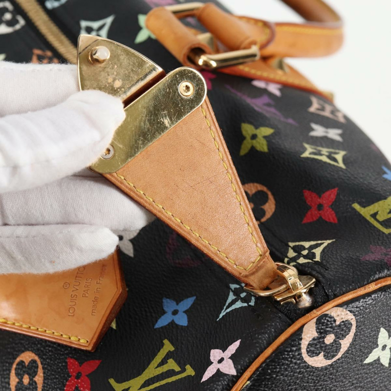【日本直送】路易威登 Monogram Multicolor Keepall 45 旅行包 黑色 M92640 正品 117676SAV-28