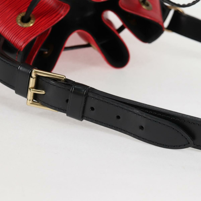 【日本直送】路易威登 Epi Petit Noe 雙色肩背包 黑紅 M44017 正品 122033V-7